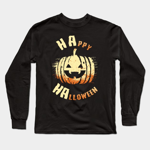 Happy Halloween Long Sleeve T-Shirt by TMBTM